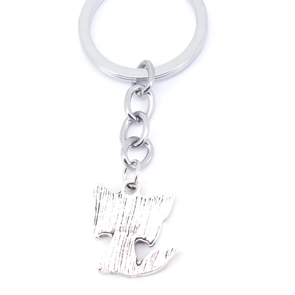 hzew tiny cute cartoon fox key chains animal jewelry simple keychain gift |