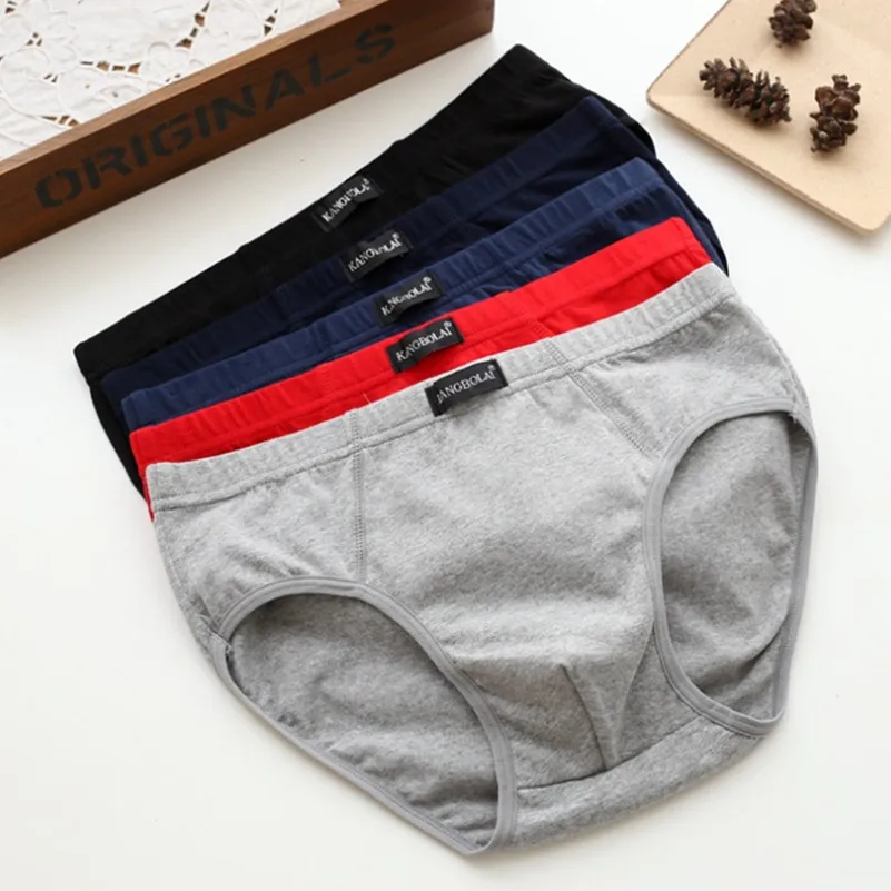 Мужские брифы из 100% хлопка нижнее белье для мужчин XL/2XL/3XL/4XL/5XL 6XL горячая