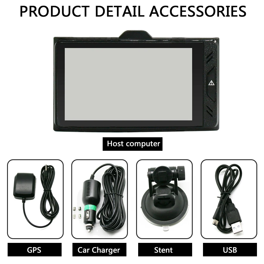 KOMMANDER Автомобильный видеорегистратор с GPS-камерой 2 в 1 LDWS Ambarella A7LA50 Speed Cam Full HD 1296P Видеорегистратор 3" Ночное видение Dash Cam on.