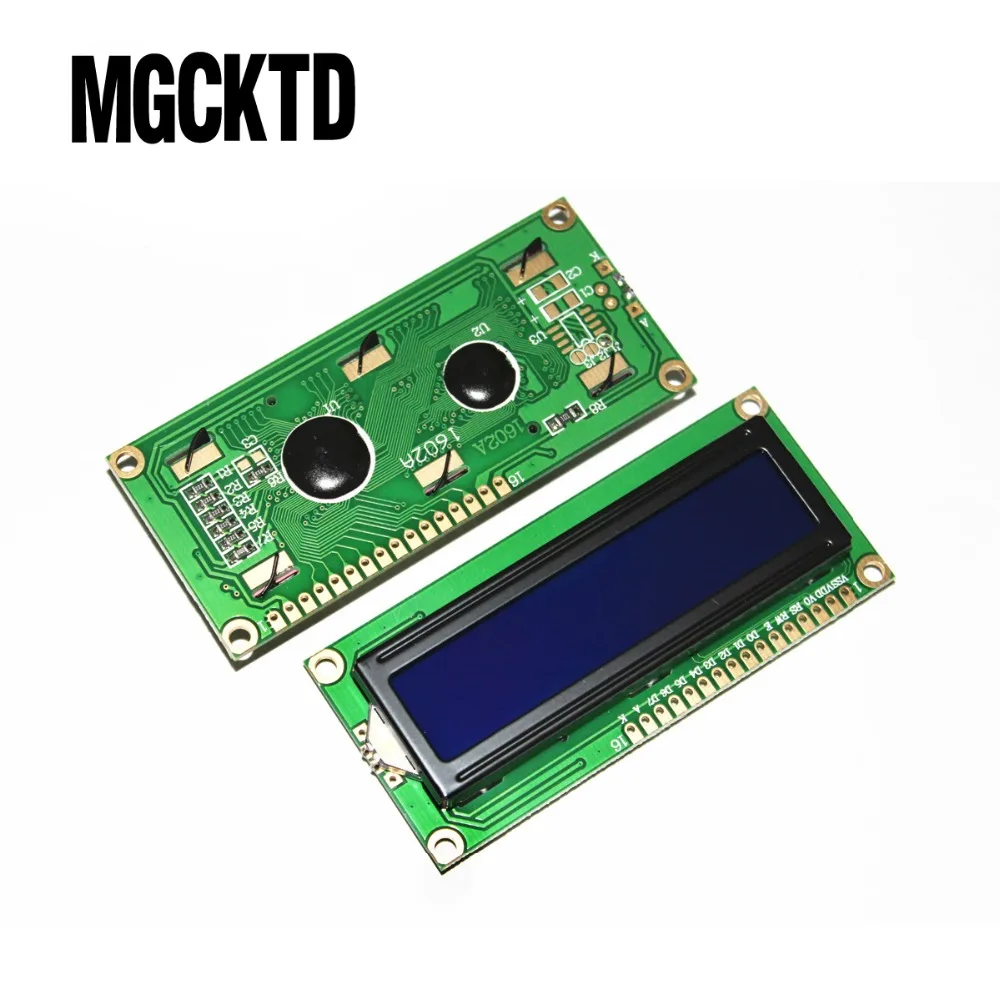 1 шт. модуль LCD 1602 зеленый экран 16x2 персональный ЖК дисплей Module.1602 5V и белый код|module