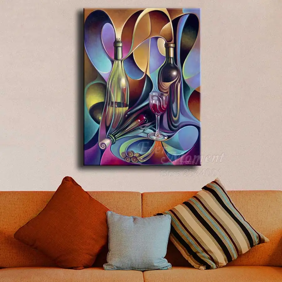 Новинка Diy Алмазная вышивка абстрактная бутылка квадратная картина крестиком