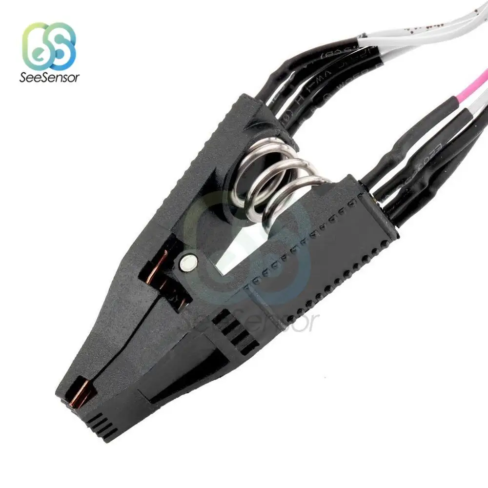 CH340 CH341A биос USB программатор SOP8 флэш-чип IC тестовый зажим программатор IC Разъем адаптер 24/25XX SPI флэш-чип EEPROM