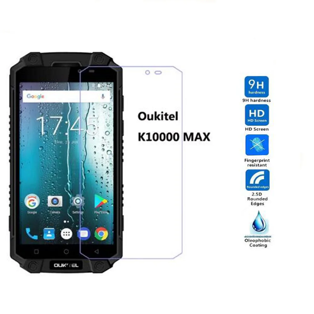 Oukitel K10000 MAX закаленное стекло 9H 2.5D Высококачественная защитная пленка на складе
