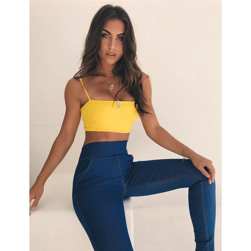 Большой Размеры Для женщин Молния сзади Джинсы женские Стретч джинсовые узкие