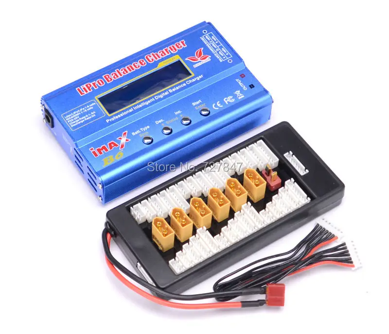 Новый iMAX B6 ЖК экран цифровой RC Lipo NiMh аккумулятор баланс зарядное устройство + B6AC