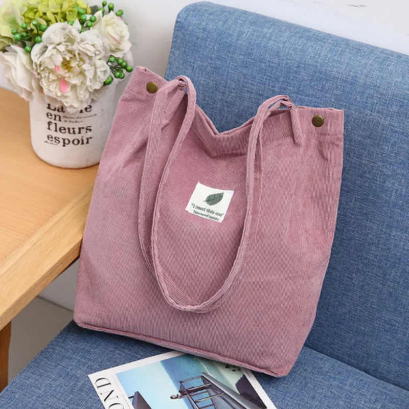 Сумка ведро через плечо Женская вместительная Вельветовая тоут Повседневная