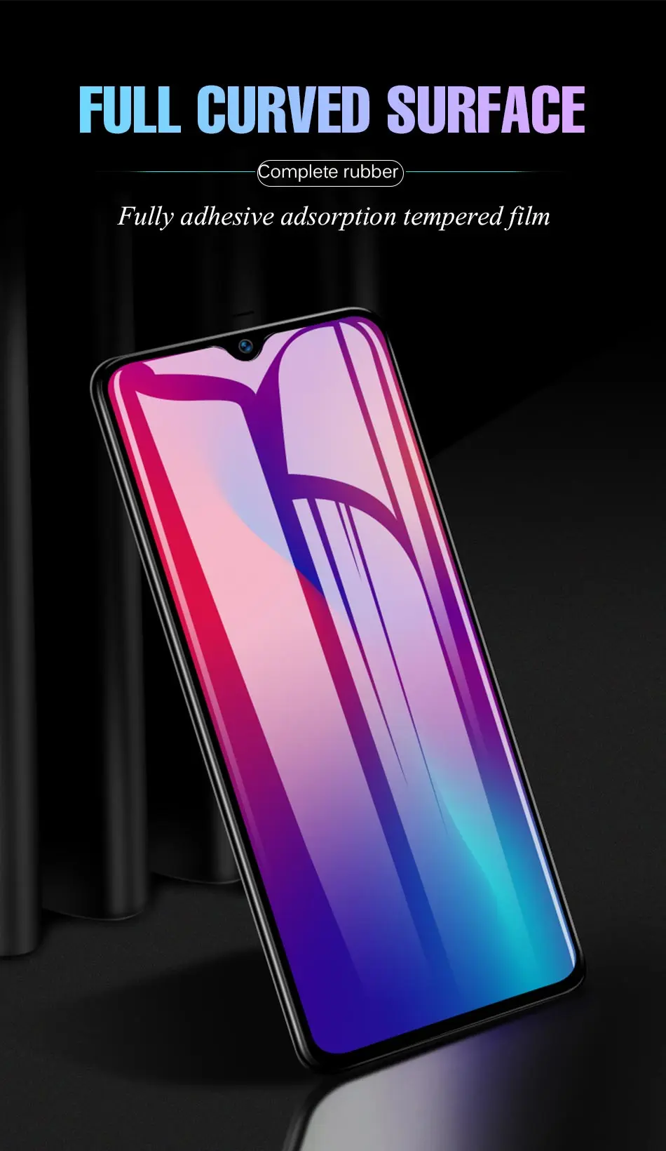 21D полное изогнутое Защитное стекло для samsung Galaxy A50 A10 A20 A30 Защита экрана для M10 M20 M30 стекло Темпер