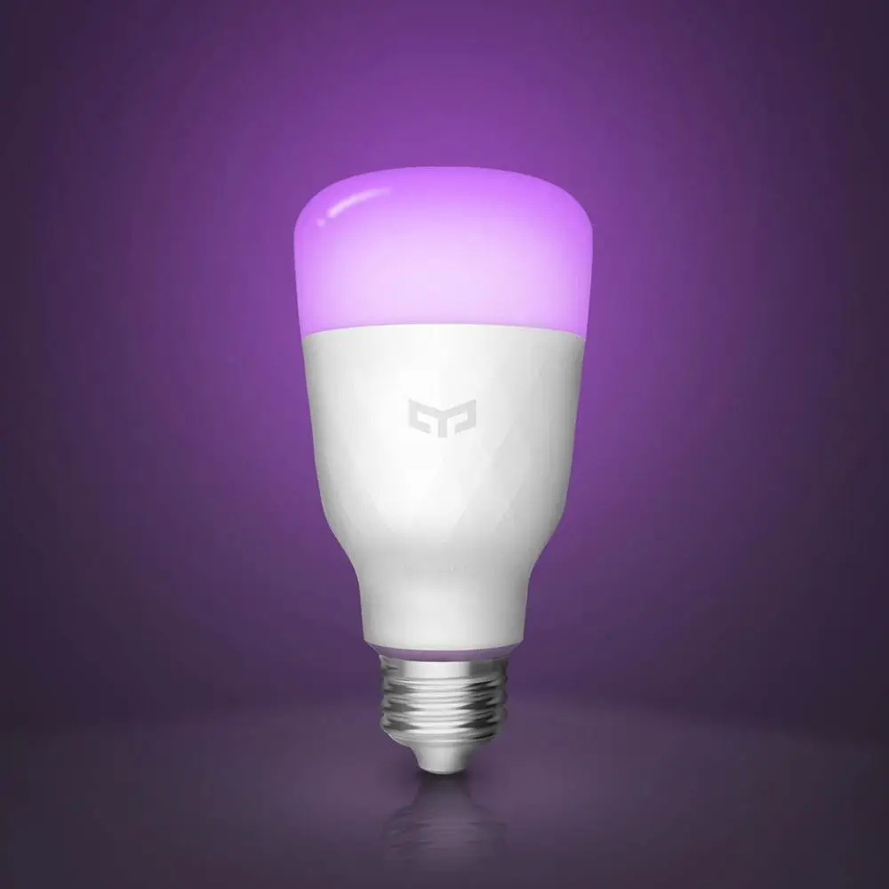 XIAOMI MIJIA Yee светильник светодиодный лампочка E27 умный цветной лампы YLDP06YL RGB люстра