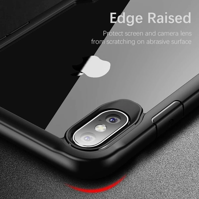 Luxury Soft TPU Clear Phone Case For iPhone X XR XS Max Transparent Ultra Thin Slim Coque Back Cover |