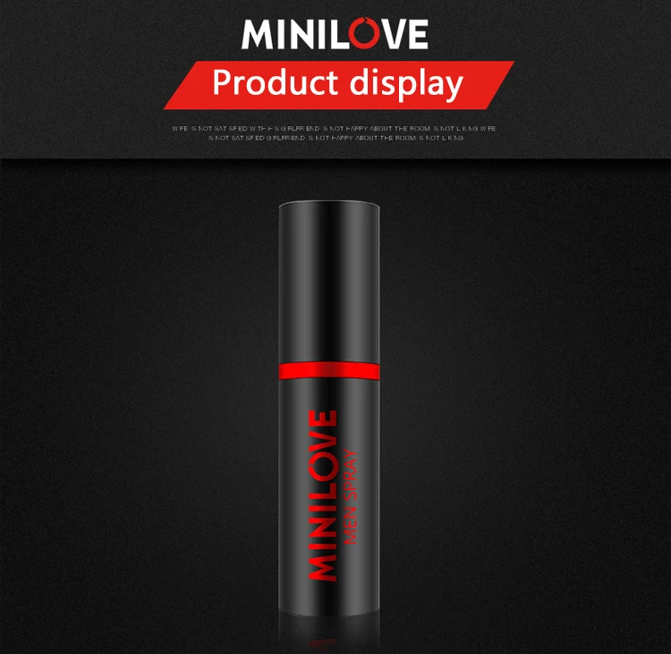 MINILOVE мужской спрей с задержкой 10 мл 60 минут для мужчин от преждевременной эякуляции продукты петух увеличения масла