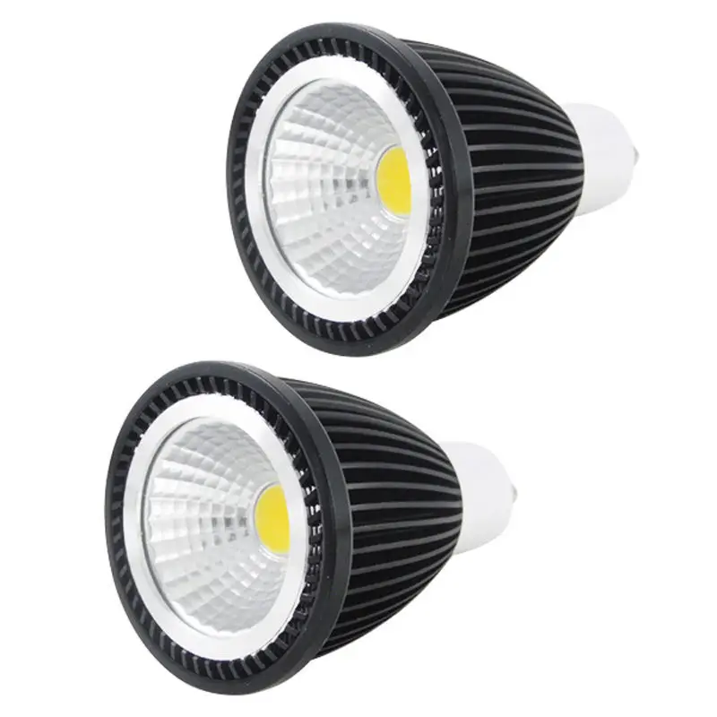 10 шт. Новый COB Gu10 9 Вт 12 15 Диммируемый 110 В 220 в 85-265 прожектор Светодиодный