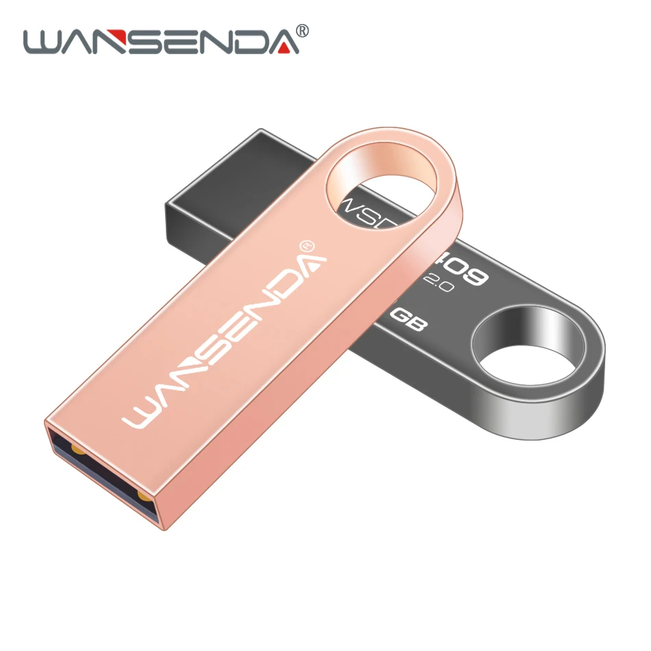 

WANSENDA водонепроницаемый USB флеш-накопитель, 4 ГБ, 8 ГБ, 16 ГБ, 64 ГБ, 128 ГБ