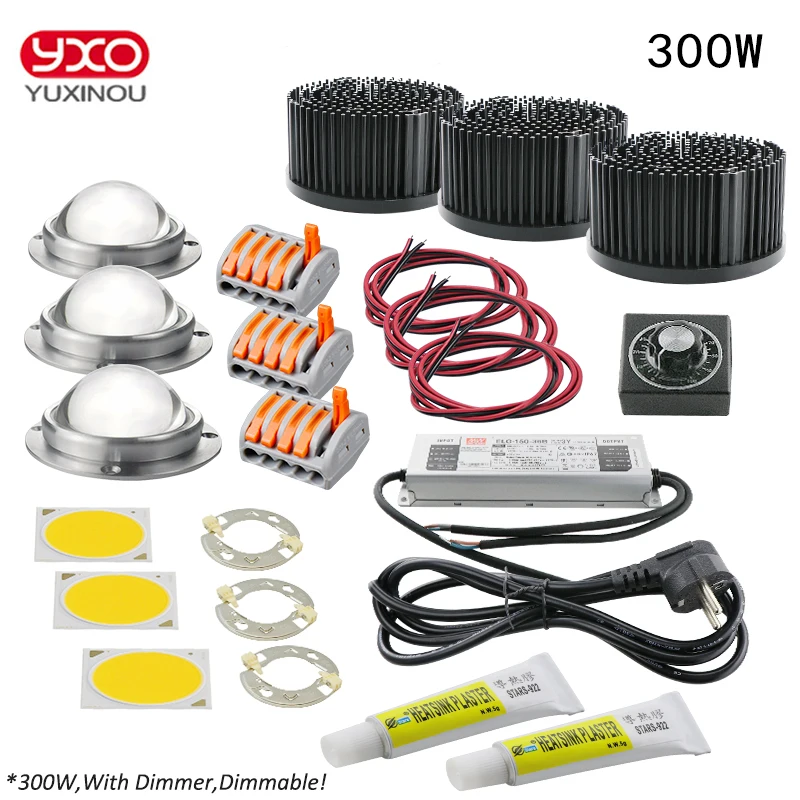100 Вт 200 300 CREE CXB3590 COB LED Grow Light DIY модуль полный спектр Светодиодная лампа для