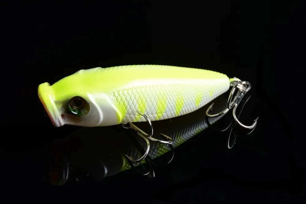 6PCS/lot Good Price Wholesale Plastic Soft Popper Fishing Lures 9.2g/6.5cm | Спорт и развлечения
