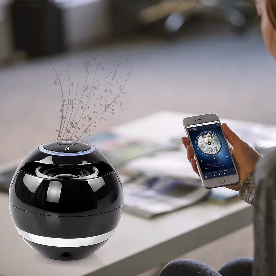Портативный мини Bluetooth беспроводной динамик Красочный Светодиодный светильник сабвуфер голосовые подсказки TF карта функция вызова