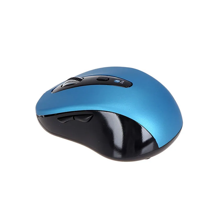 Blue Мышь беспроводная мини Bluetooth 3,0 6D 1600 dpi оптическая игровая мышь для ноутбука заводская цена QF28 Прямая поставка - Цвет: Blue