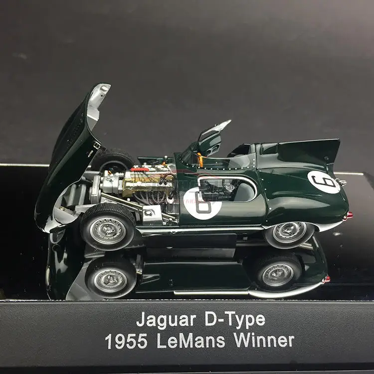 Новинка винтажная модель из литого металла Jaguar 1/43 D type настольная автомобиля
