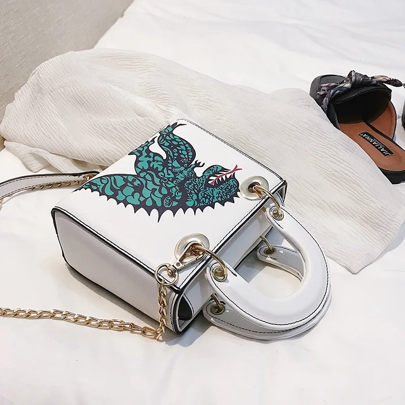 2018 Новая мода корейский стиль WomenBag динозавр один сумка Кроссбоди мешок леди