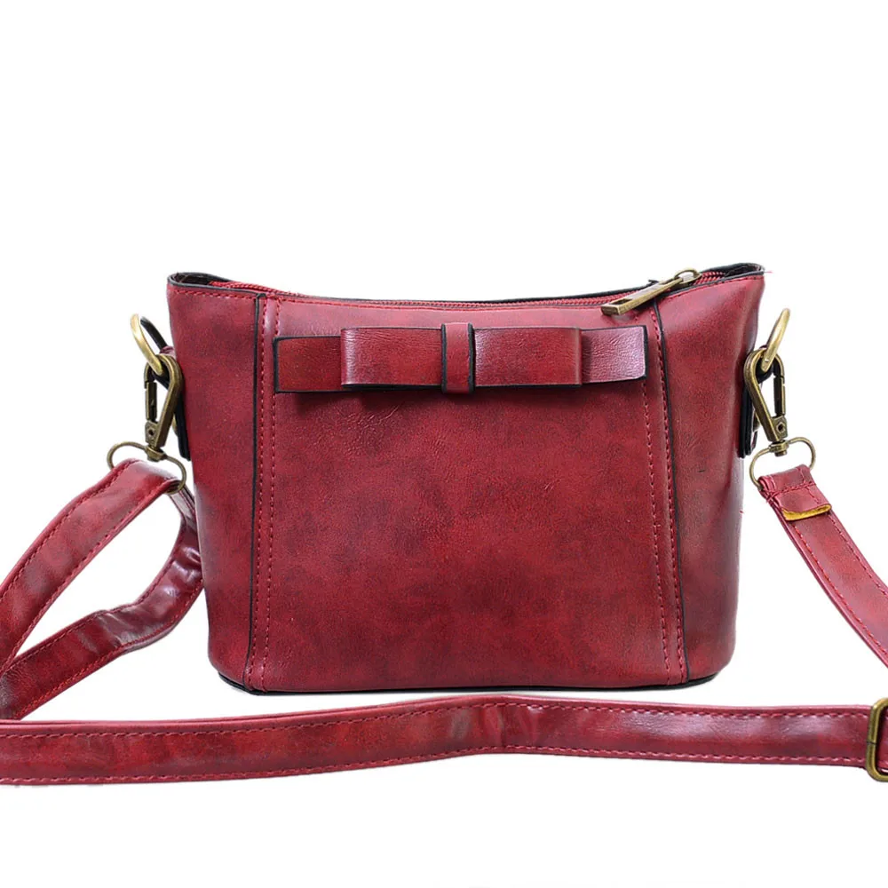 2018 New Famous Designer Luxury Brand Bags Women Leather Bow Solid Handbags Fashion Shoulder Bag Large Tote Ladies Purse | Багаж и сумки