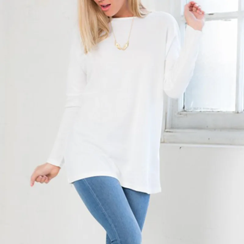 Женская футболка с длинными рукавами открытой спиной и крыльями летания|shirt