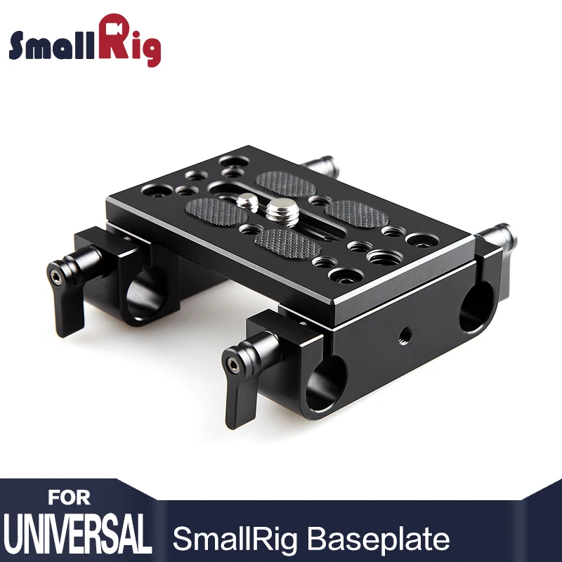 SmallRig Монтажная пластина для камеры, Монтажная пластина для штатива с 15 мм стержневым зажимом Railblock для поддержки штанги/Dslr Rig Cage-1775