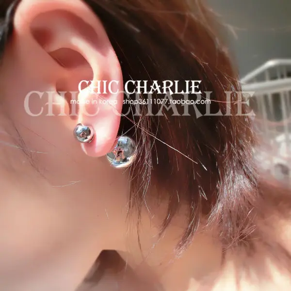 Новое поступление супер модные элегантные металлические двойные лицевые