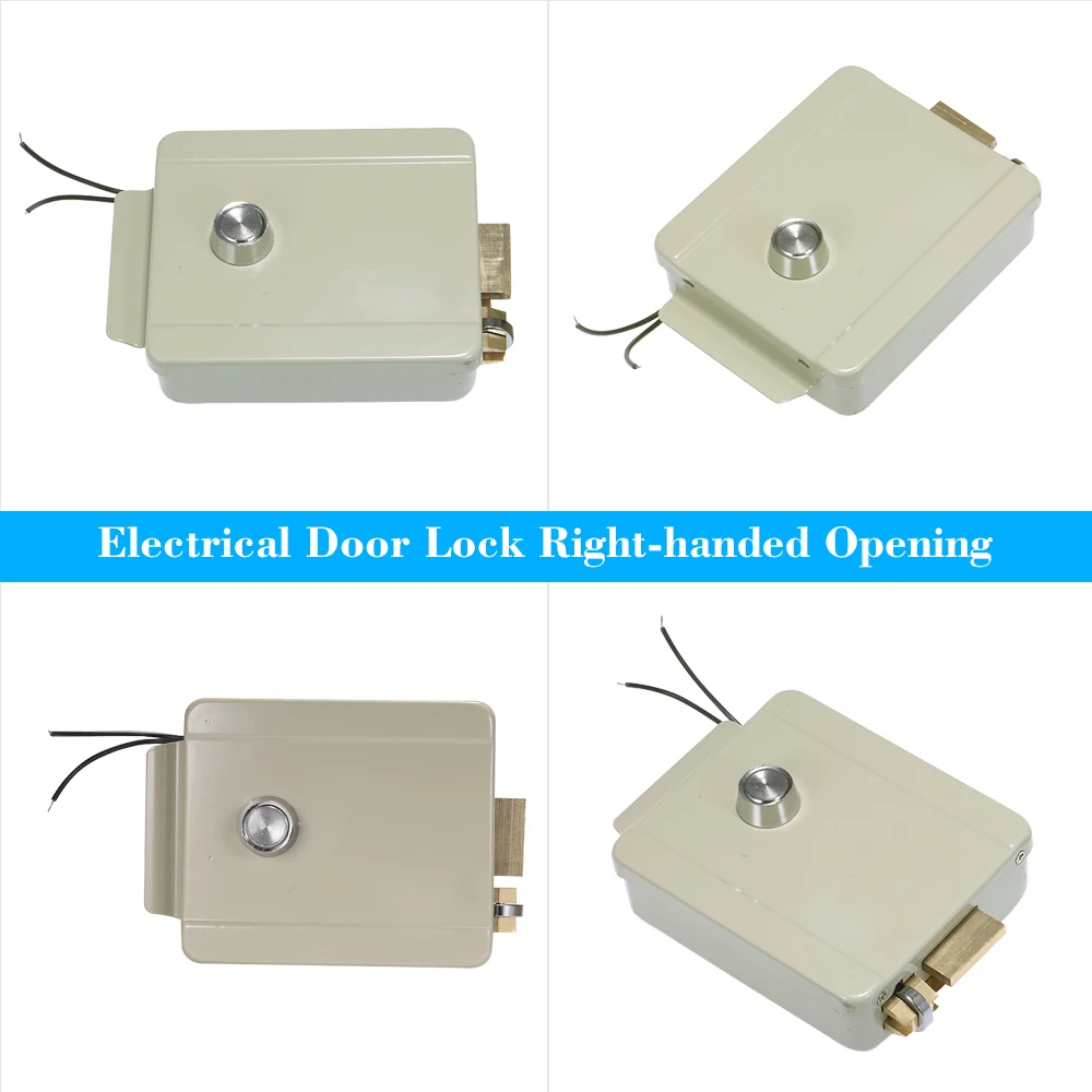 Right-handed Opening For Doorbell Intercom Access Control Security System Electric Electrical Door Lock