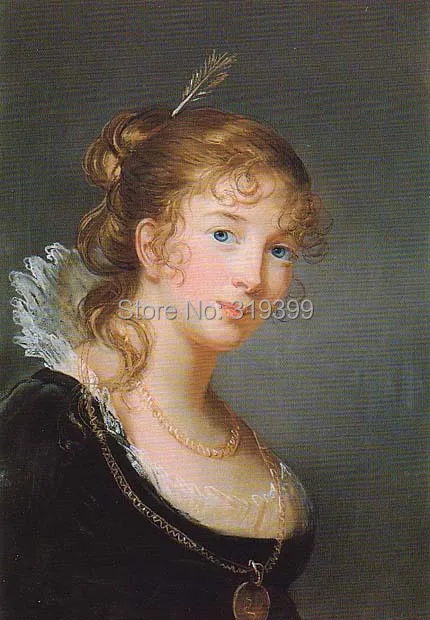 Принцесса-Луиза-д-Прюссии-1801-1, автор Луиза Элизабет Виге-Ле-Брюн, 100% репродукция масляной картины, выполненная вручную на льняном холсте. (art.: 3920dcbc7cd16) - 3920dcbc7cd16