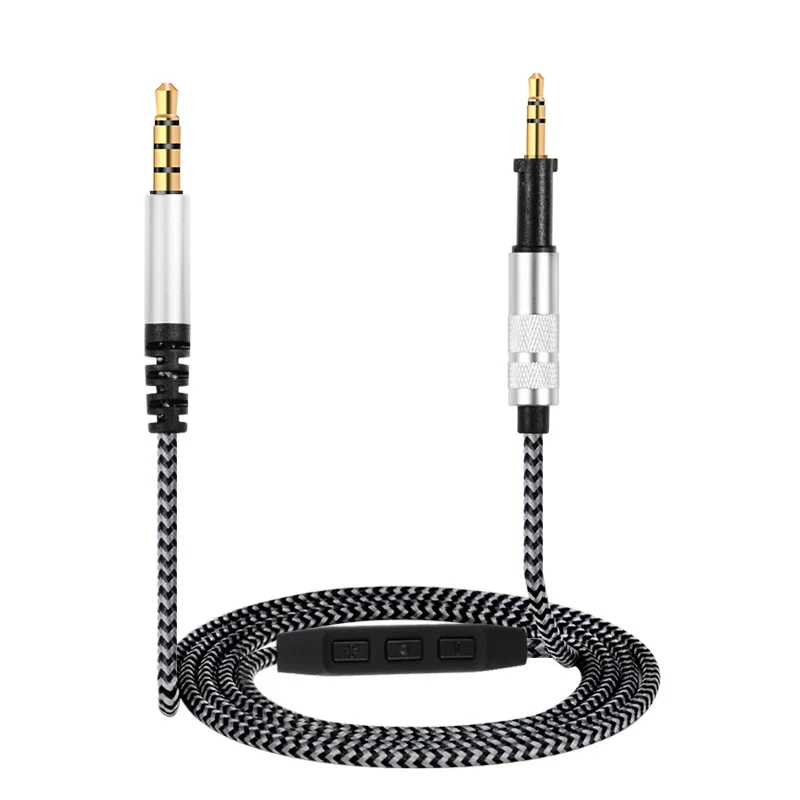 Сменный кабель для наушников AKG K450 K451 K452 K480 Q460 1 4-1 8 м 3 5 мм штекер на 2 аудиошнур iPhone