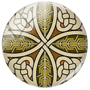 Тафри Ретро Мандала Цветочный стеклянный кабошон купольная основа Подвески 12 мм 18 мм 20 мм в диаметре простой дизайн Diy бусины - Цвет: HT111