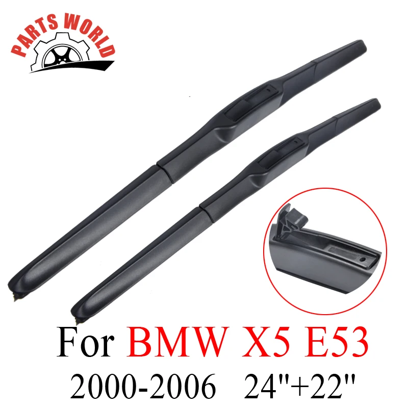Щетки стеклоочистителя передние из натурального каучука для BMW X5 E53 2000 2006|wiper