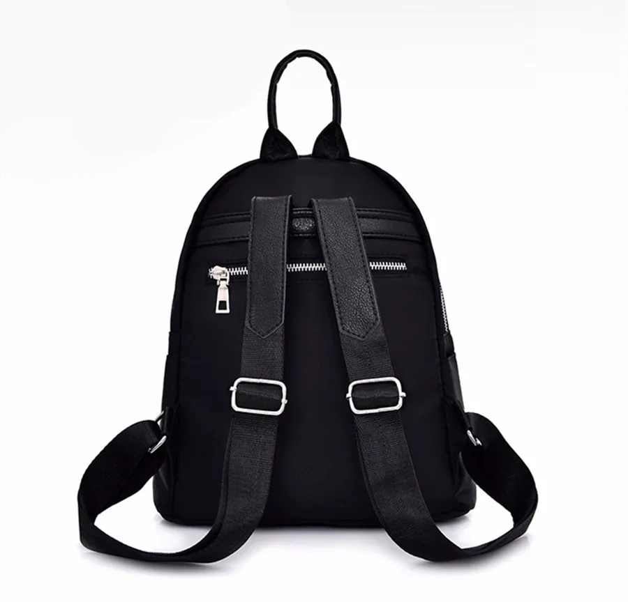Bycobecy Nylon Waterproof Backpack for Teens Girls Women Backbag School Leisure Fashion Preppy Look Lady Good Quality | Багаж и сумки