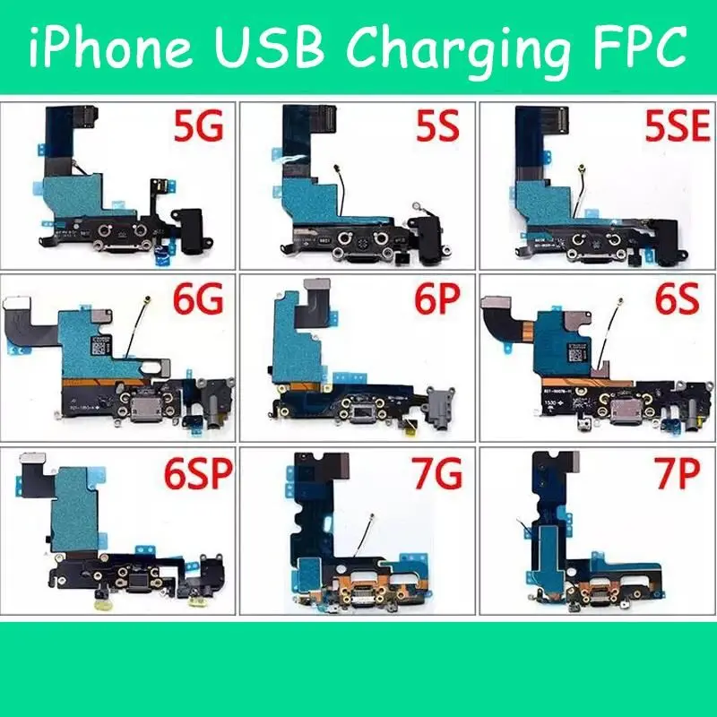 6 6P 6S 6Splus 7 7P 8 8P X XR Micro USB зарядная док-станция DC гибкий кабель Разъем для наушников