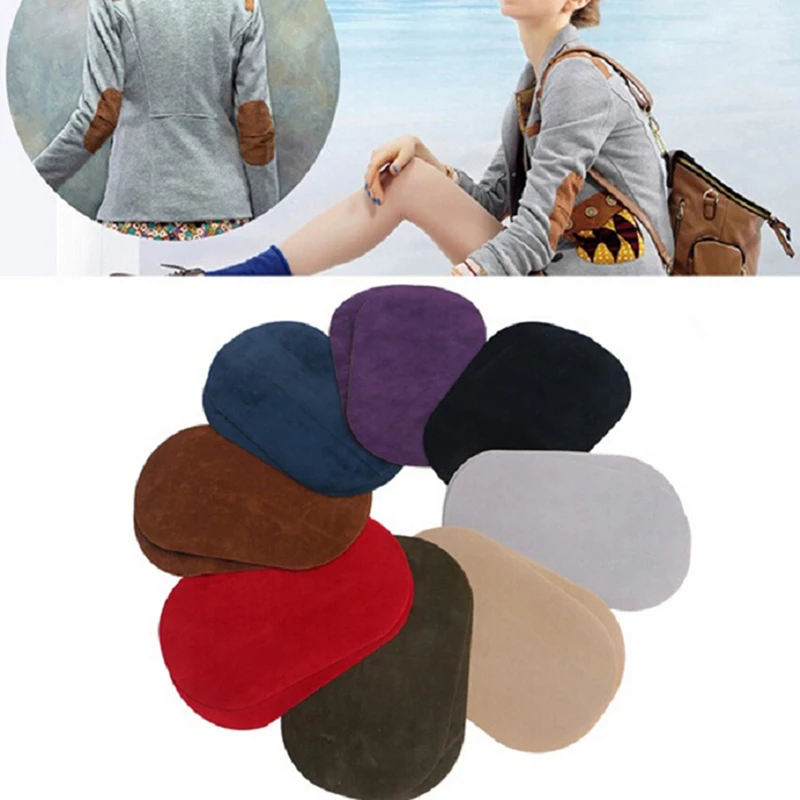 1 пара декоративных пластырей для ремонта прошитая аппликация железные локоть