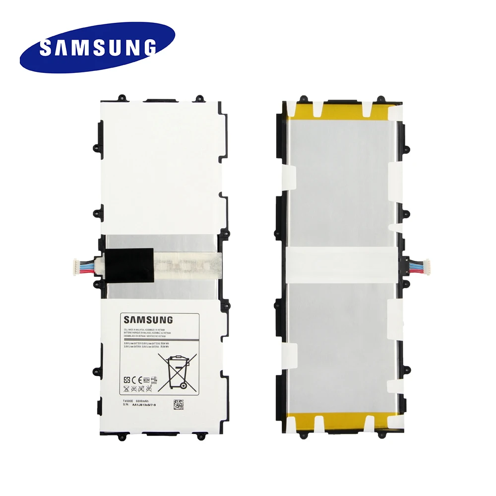 Аккумулятор T4500E для планшета Samsung Galaxy Tab 3 P5210 P5200 P5220 сменный аккумулятор 6800 мАч Akku +