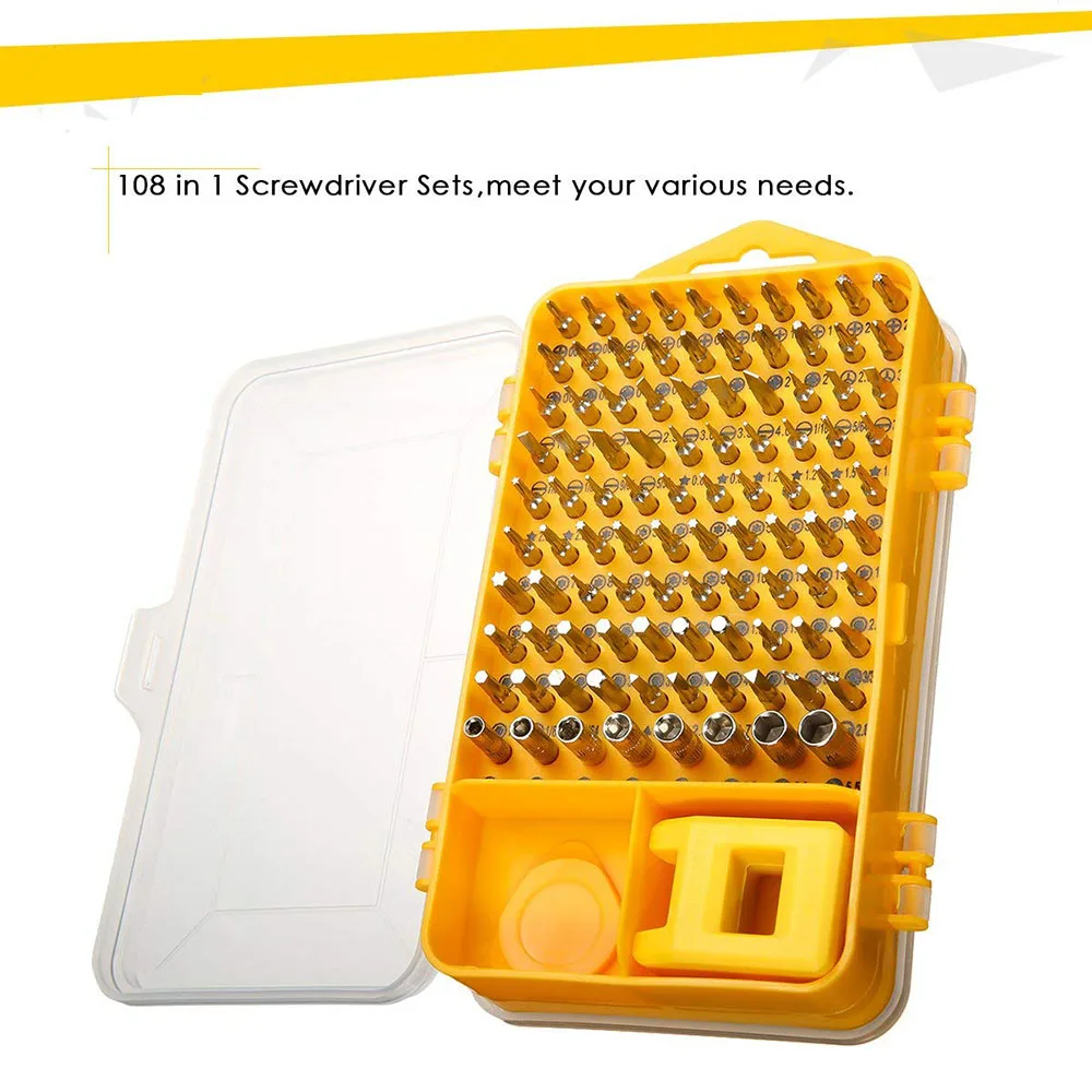 Набор отверток 108 в 1 прецизионных многофункциональный набор магнитных
