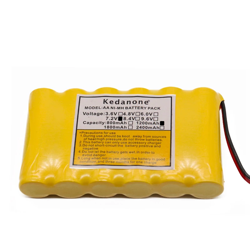 100%New AA Rechargeable battery pack 7.2v 1200mAh Ni-MH Battery Pack For Remote Control Toys Electric RC Car cordless SM plug |