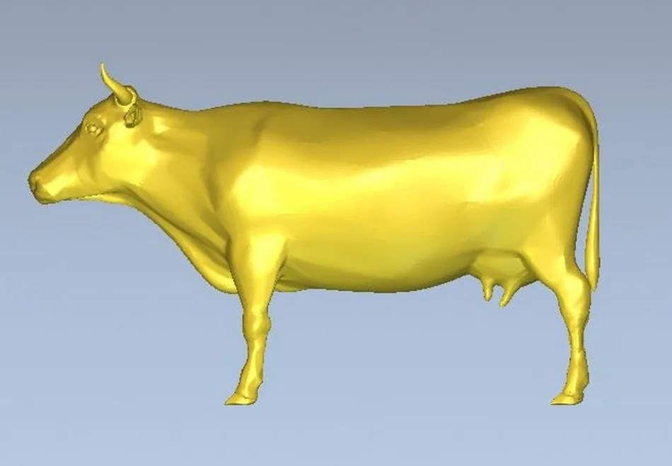 

3d model relief for cnc in STL file cow