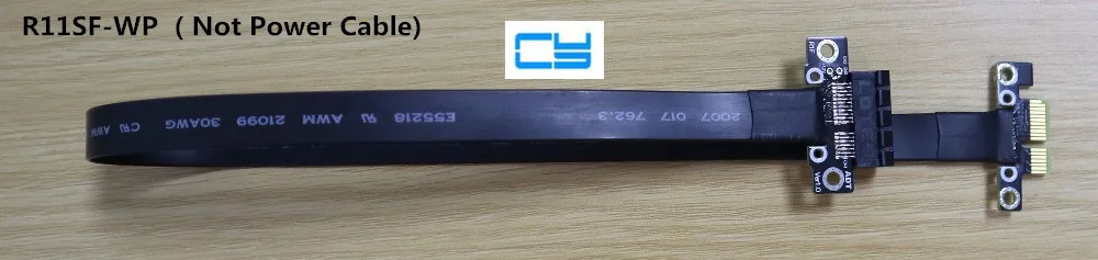 Переходник PCI Express PCIe Gen3.0 1x To кабель-удлинитель для видеокарты Male to Female mining 25 см-55