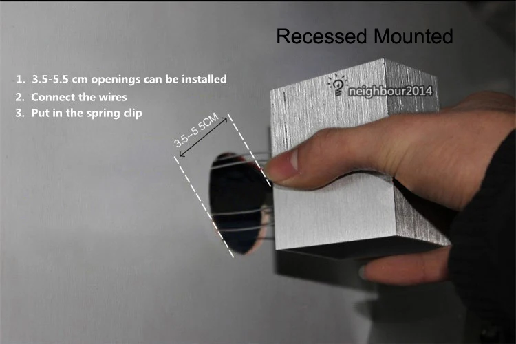 New Modern 3W LED Square Wall Lamp Hall Porch Walkway Living Room Light Fixture Indoor Lighting | Освещение