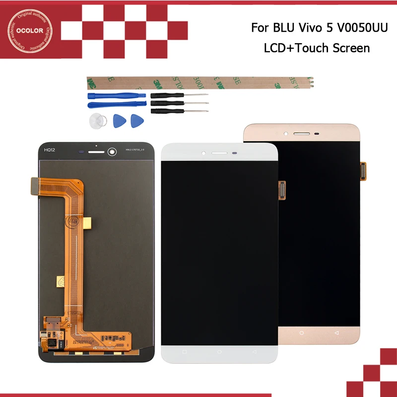 Ocolor для BLU Vivo 5 V0050UU ЖК-дисплей и сенсорный экран дюймов аксессуары телефонов +