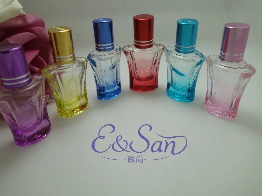 

100PCS/LOT PZL40-10ML Roll On Glass Perfume Bottle Small Essential Oil Refillable Color Cosmetic Bottle