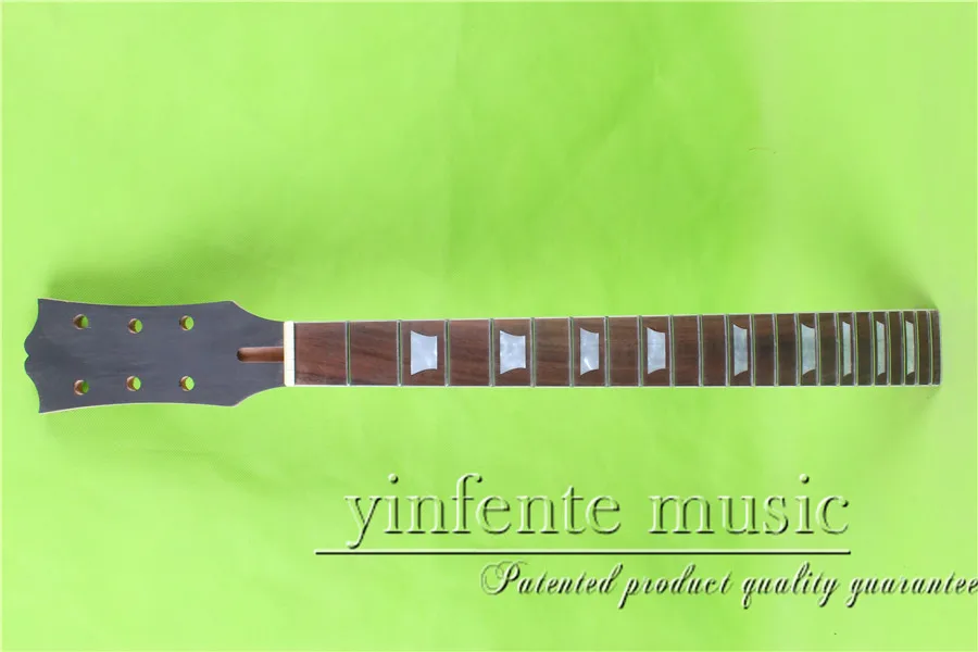 

L -00127# black head 24.75" mahogany made unfinished Electric guitar neck rosewood fingerboard fine quality 22 fret