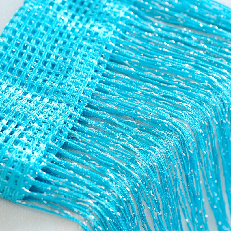 Блестящая струнная занавеска занавески оконные комнаты делитель вуаль сетчатые