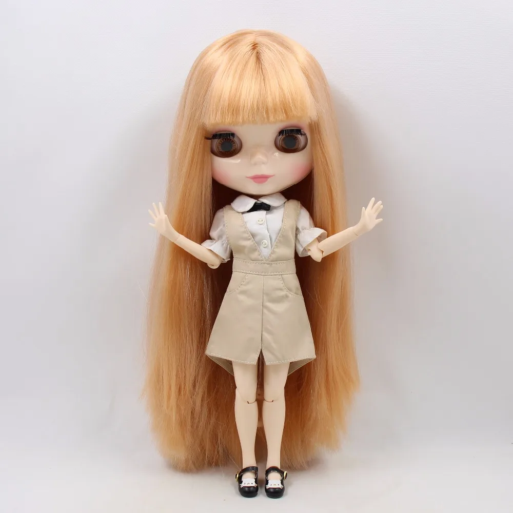 Кукла ICY DBS Blyth BL2240 прямые медовые светлые волосы белая кожа сустав тело 1/6 30 см |