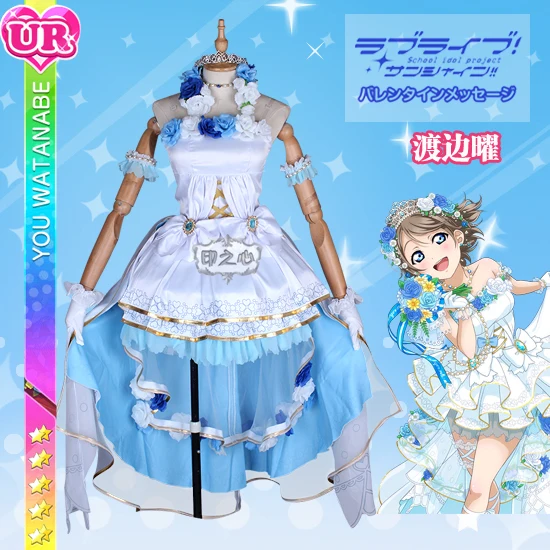 Аниме! Отлично! Солнечный свет! Aqours новая карта Ватанабе вы таками Chika прекрасное