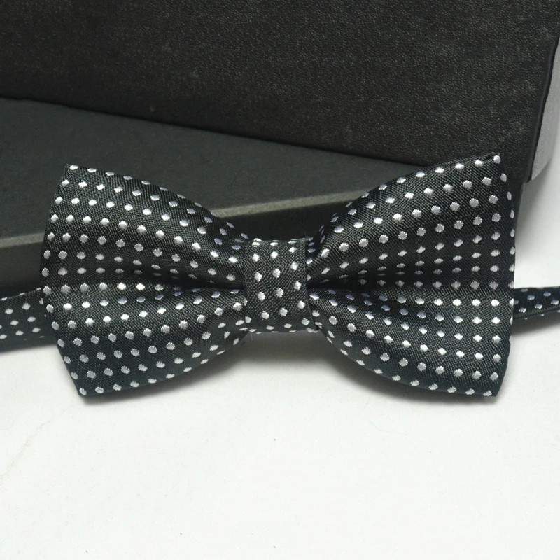 Лидер продаж повседневный Детский галстук бабочка в горошек красивый