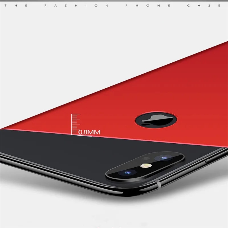 For iphone X case cover slim ultra thin soft silicone TPU back for 8 7 6 6S Plus 5 5S SE edition Anti-knock |