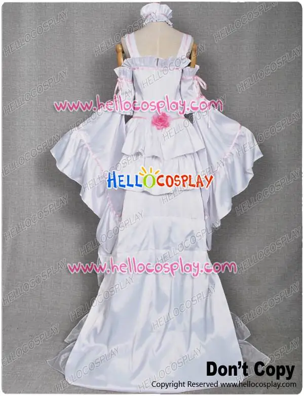 Chobits Cosplay Costume Chi White Dress H008 |