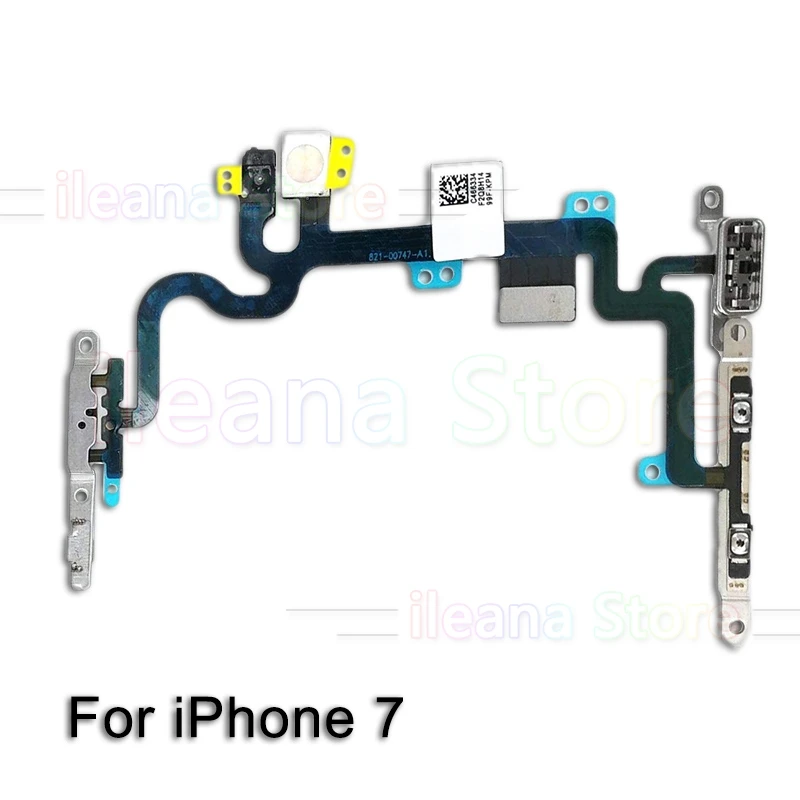 Оригинальная мощная Гибкая для iphone 8 plus кнопка регулировки громкости источник